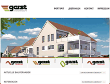 Tablet Screenshot of gerstbau.de.hosting.medienpalast.de